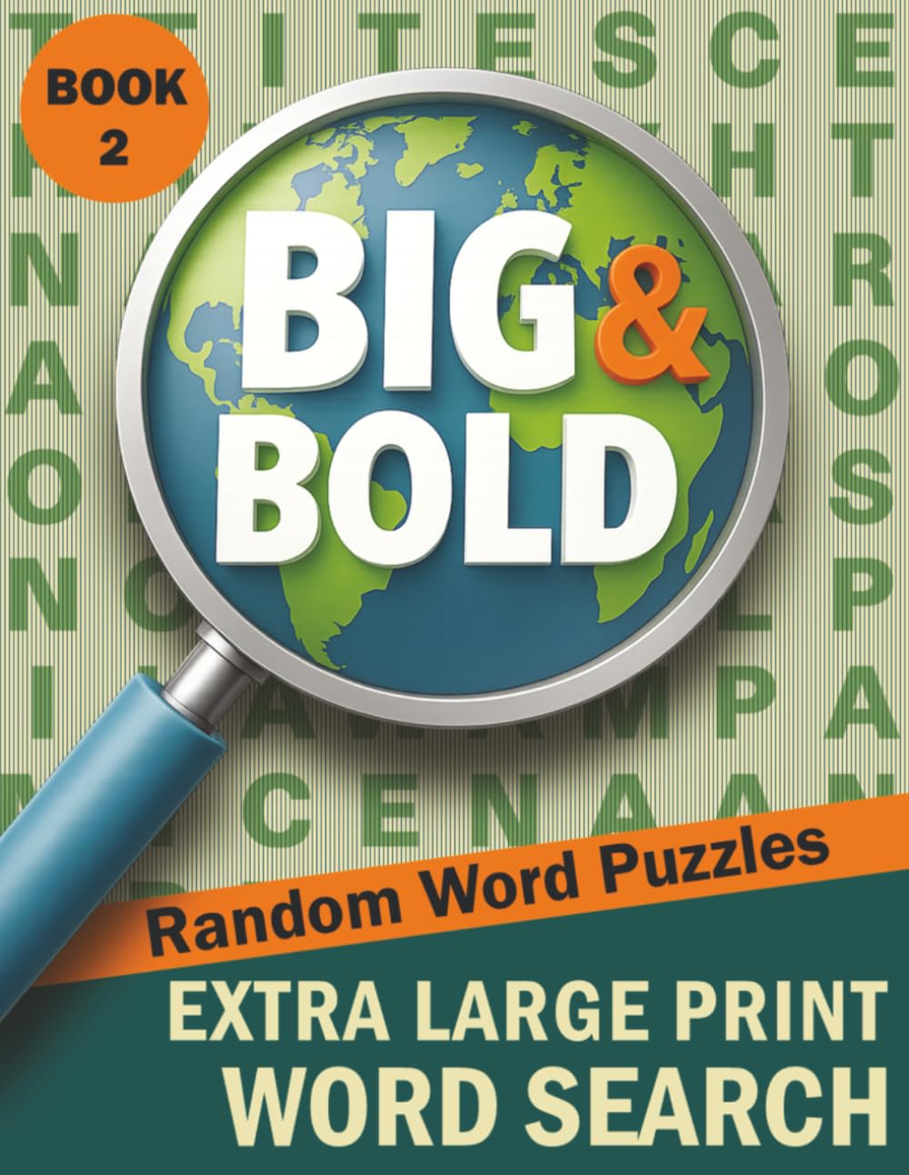 Big & Bold Extra Large Print Word Search — Random Words (Book 2): 70 Easy-to-Read Puzzles • 30pt Black Font for Seniors & Adults (Big & Bold Word ... ... Books for Adults & Seniors (30pt Black Font))