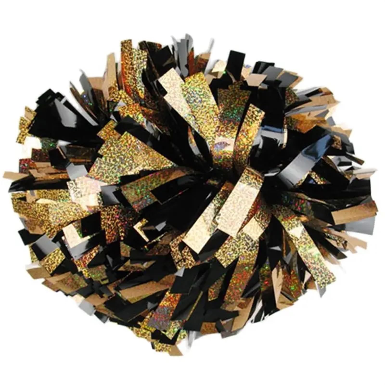 ZWCSHUU Cheerleader Pom Poms 6 Inch Shiny Color Cheer Pom Poms For Team Practice(Color5)