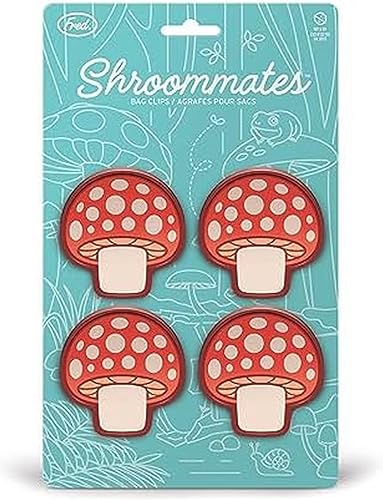 Genuine Fred SHROOMATES, clips para bolsa de setas, juego de 4