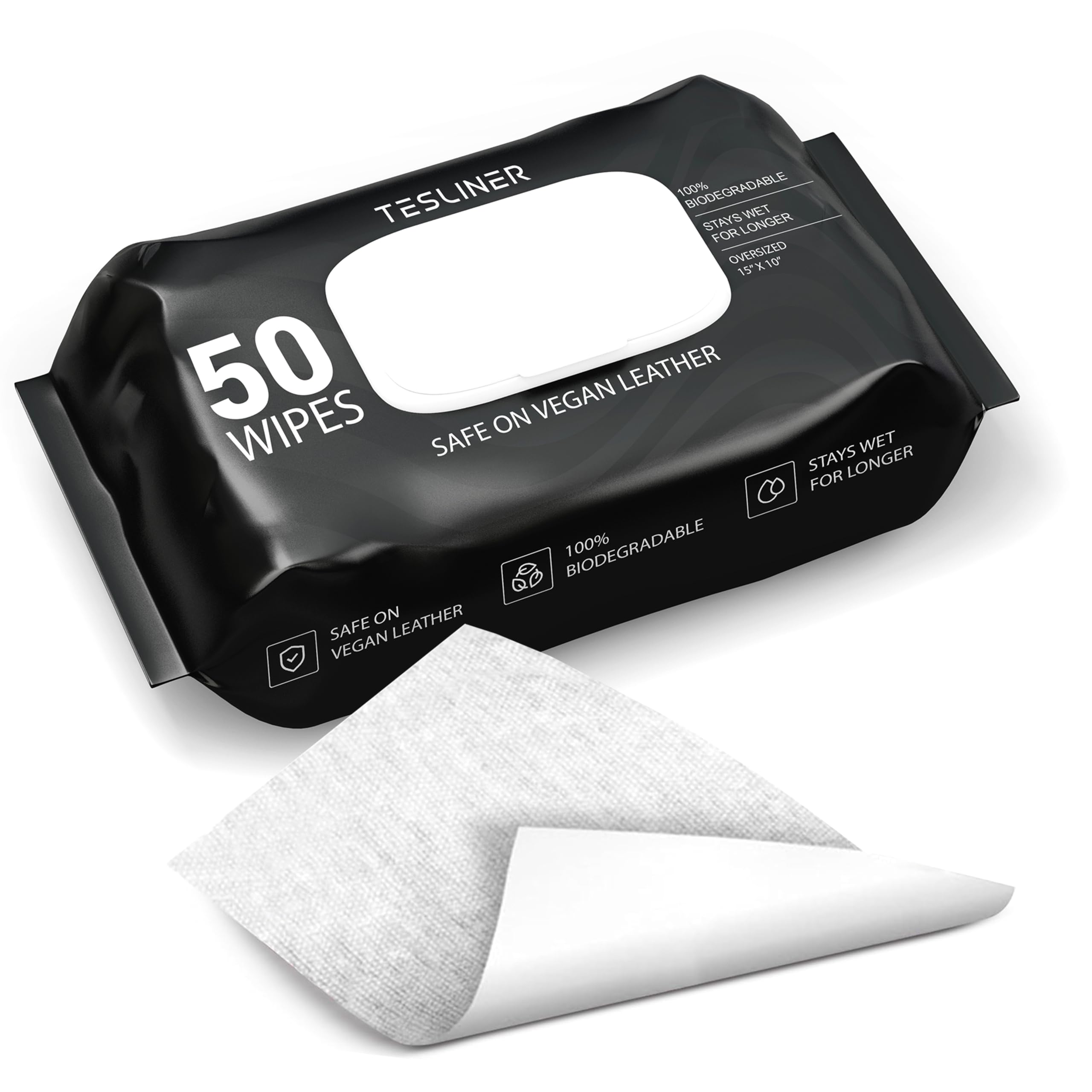 Amazon.com: Tesla Car Wipes for Interior Cleaning, 50 XL-Sized