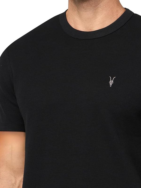 AllSaints Redact Ss Crew Puce Purple X-Small by AllSaints - Image 3