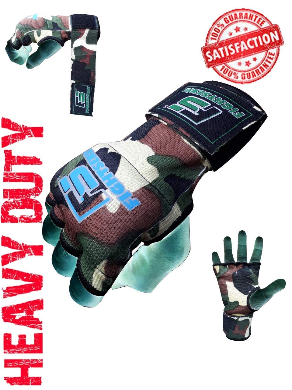 Buy FIGHTSENSE Gel Padded Inner Gloves with Long Wraps for Boxing MMA