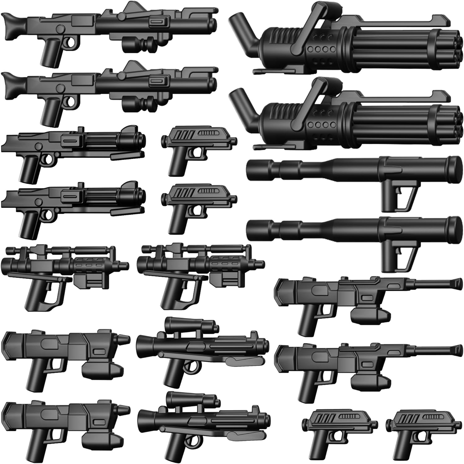 BrickTactical Clone Trooper Blaster Pack DC15 Weapons for