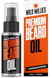 Wild Willies Beard Oil for Men - Natural ingredients Promote Deep Conditioning - Removes Itch & Dandruff - Deep Softening Treatment - Best Beard Oil & Conditioner - 2 Fl Oz