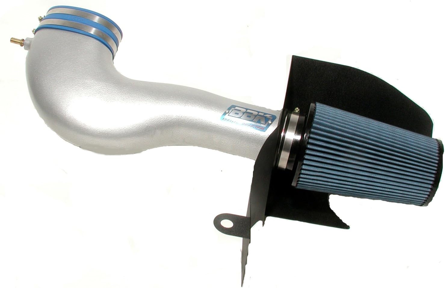 BBK Performance BBK 1736 Cold Air Intake System - Power Plus Series Performance Kit for Ford Mustang GT Titanium Silver Powdercoat Finish