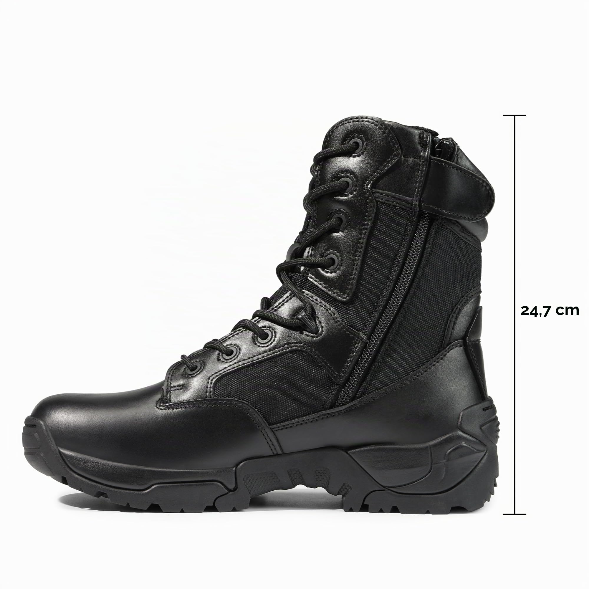 NORTIV 8 Bottes de Combat Militaires Bottes Tactiques Randonnée Chaussures Hommes Botte de Travail