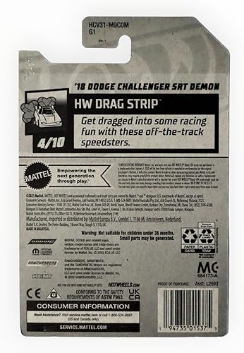 Miniatura 2 de Hot Wheels '18 Dodge Challenger SRT Demon ()
