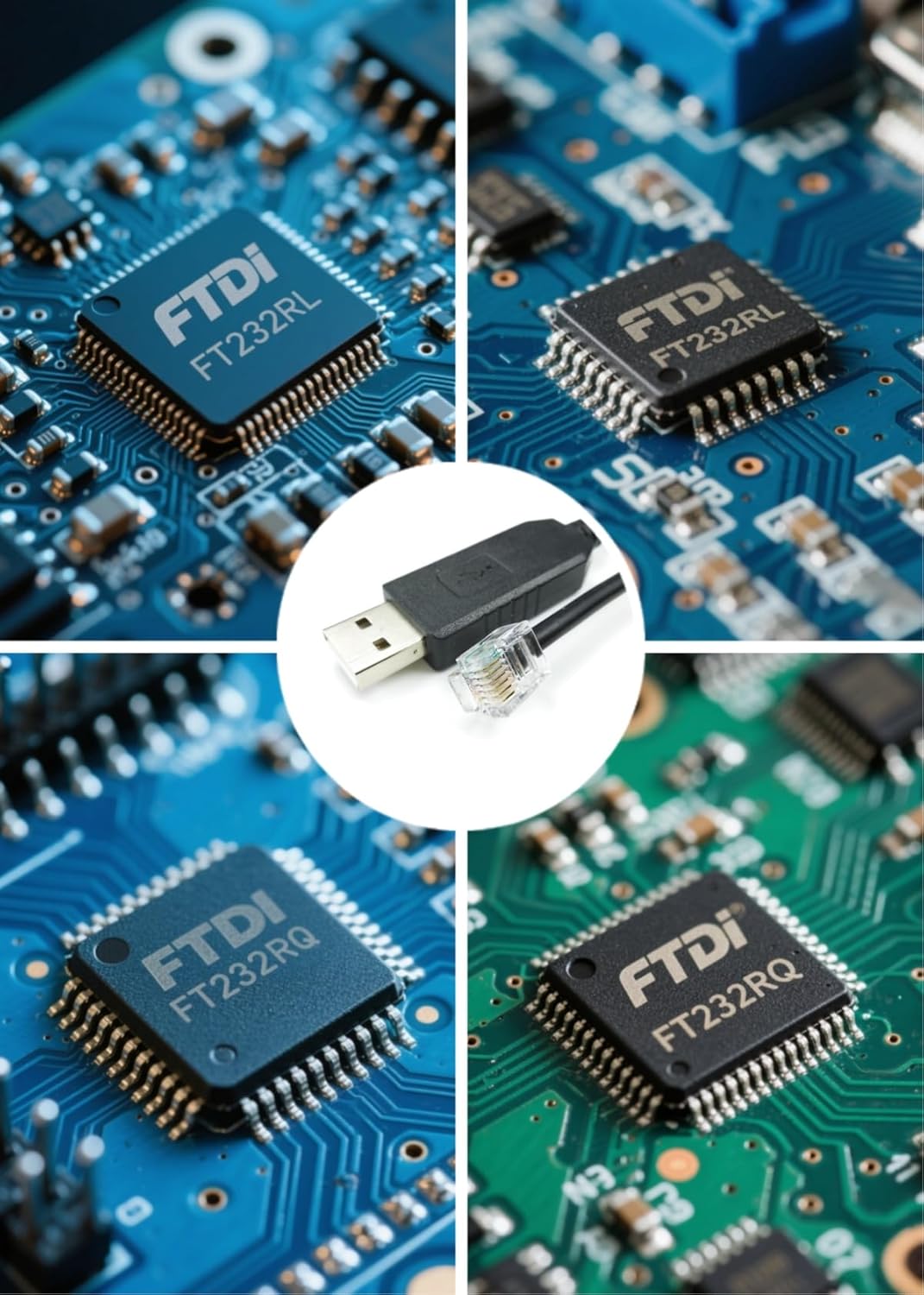 RJ12 Control Cable for Skywatcher AZ-GTI and AZ-GTE, for Computerized Alt-Az Tracking Mount (6 FT / 1.8M)
