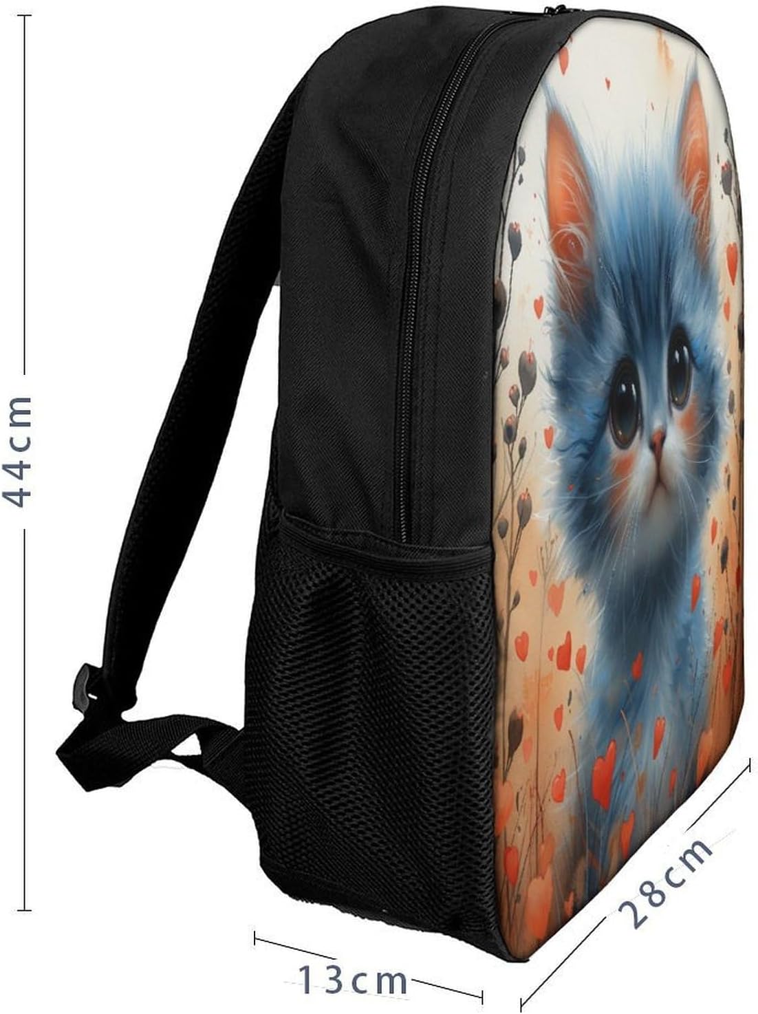 Uroczy kot dziecko plecak szkolny dla dzieci plecak 3D plecak dla chłopców dzieci przedszkola małe plecaki szkolne 43 cm Styl 17inch