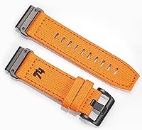 Vista 19 de Compatible con Garmin, correa deportiva de lona para reloj fēnix/precursor/enfoque/marq/quatix/instinct/D2/Tactix, correa de repuesto resistente