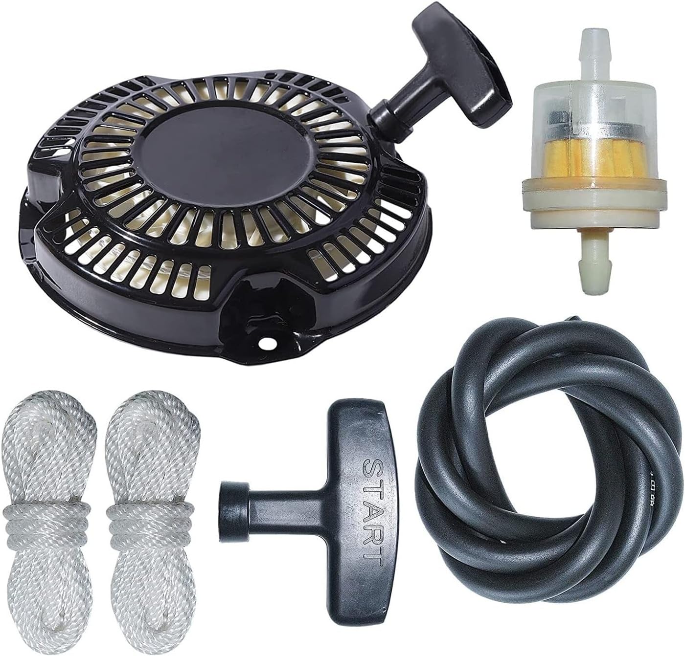 Recoil Pull Starter Fit for EH12 Fuel Filter Line Handle Grip Rope Kit