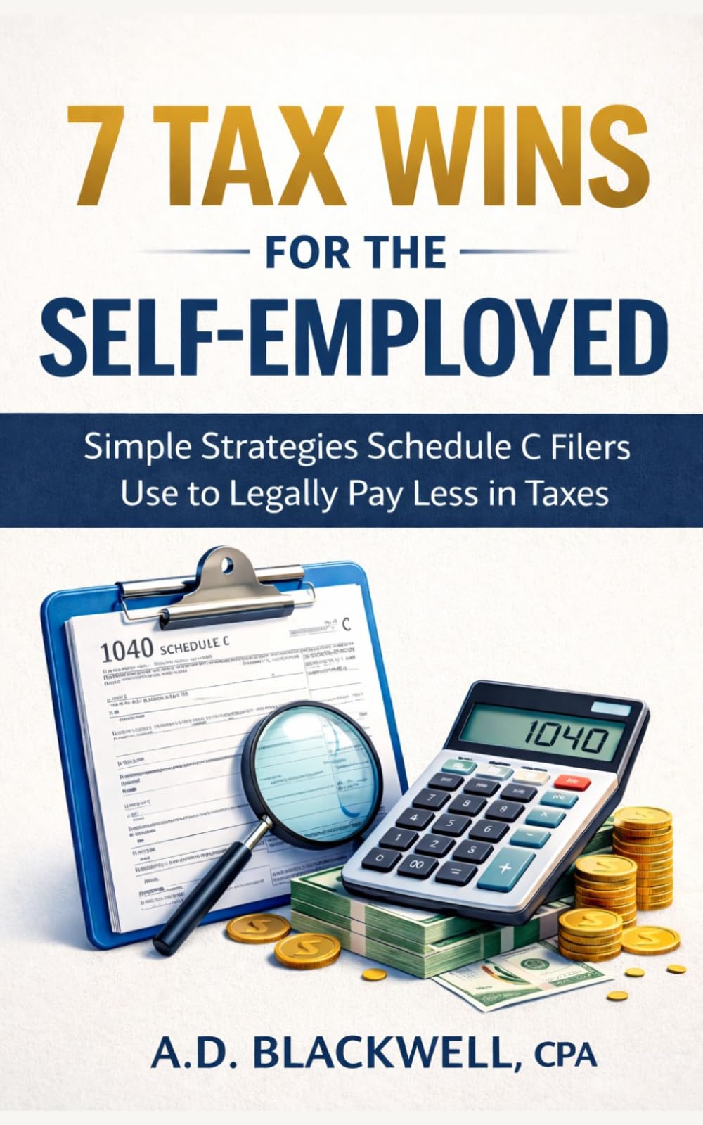 7 Tax Wins For The Self-Employed: Simple Strategies Schedule C Filers Use to Legally Pay Less in Taxes