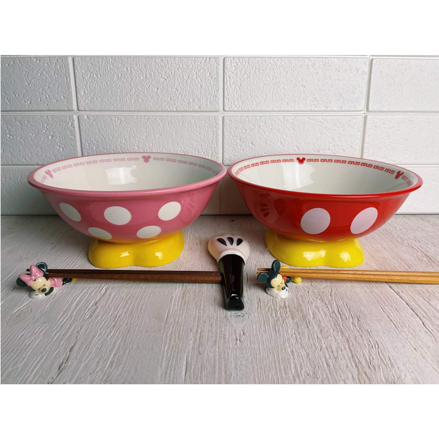 Amazon｜ディズニー ミッキーマウス ラーメンセット(レンゲ付