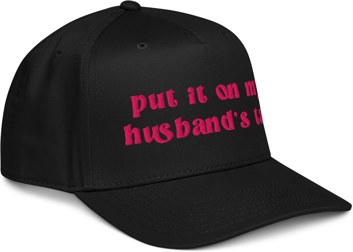 Put It on My Husbands Tab Hat - Embroidered Funny Hats for Women: Cute, Trendy, Womens Caps - Vintage & Day Drinking Styles - Image 9