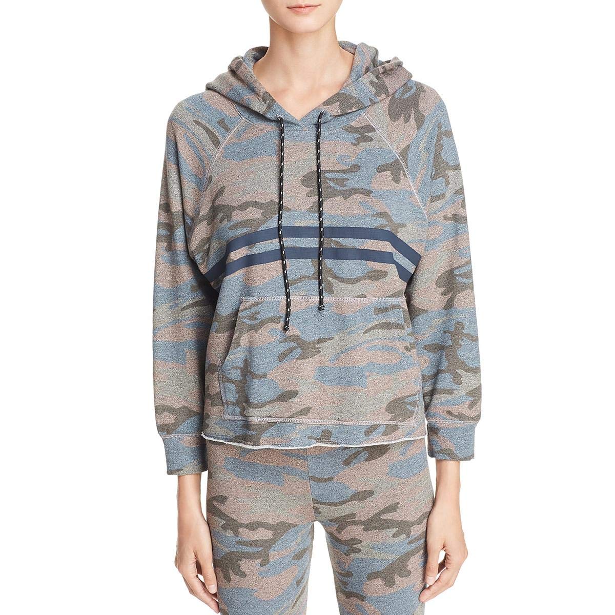 Womens Raw Hem Crop Hoodie