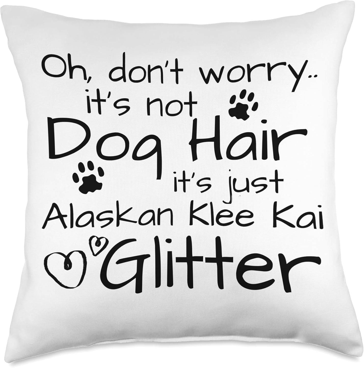 Alaskan Klee Kai Mom Gift Alaskan Klee Kai Lover Dog Mom Throw Pillow