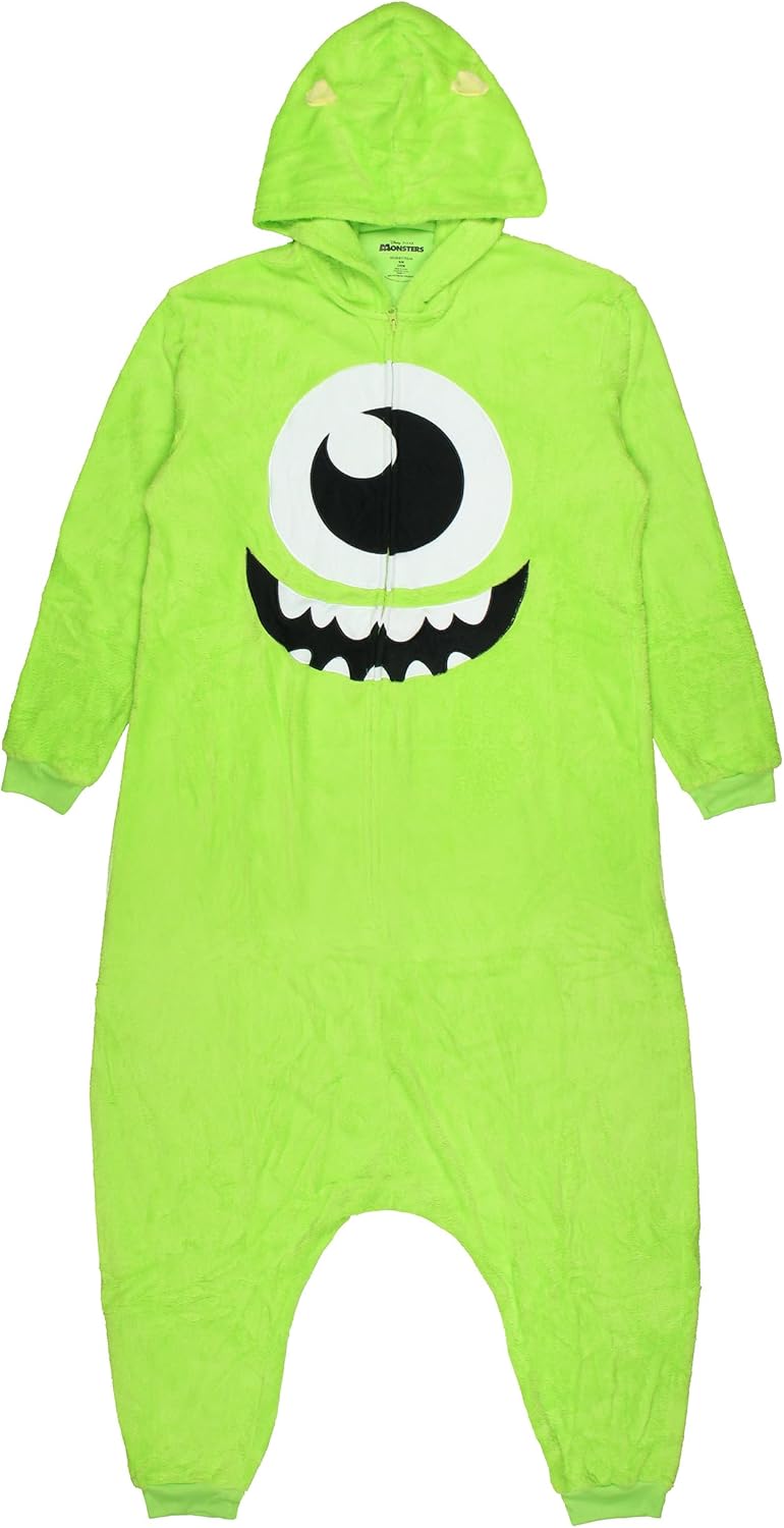 Mike Wazowski Union Suit Disney Monsters Inc Hooded