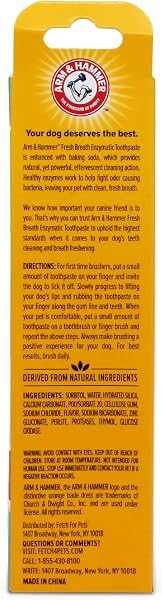 Arm & Hammer Dog Dental Care Fresh Breath Enzymatic Toothpaste for Dogs | No More Doggie Breath | Safe for Puppies, Advanced Care, Chicken Flavor Fresh Breath Chicken - 5