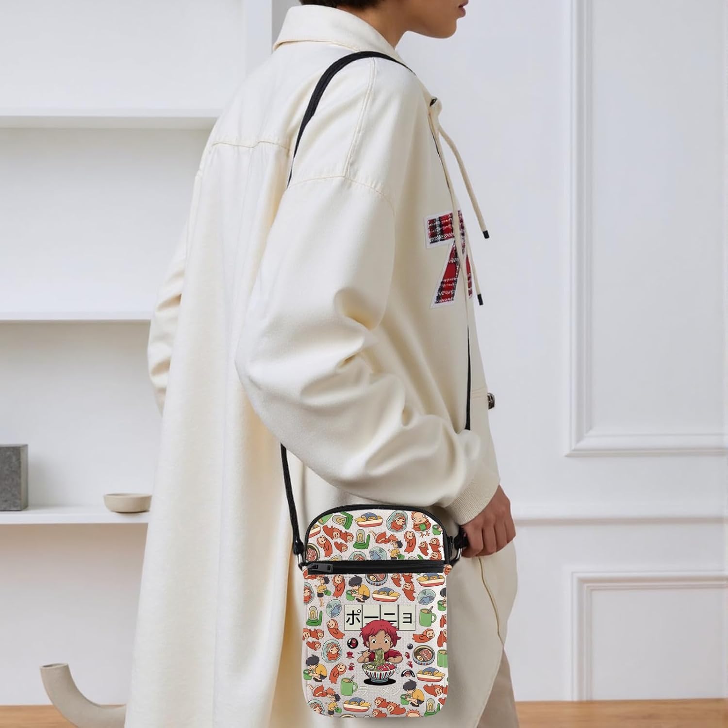 TSOTMO Animated Movies Inspired Gift Anime Movie Fans Crossbody Bag Gift for Japanese Anime Fans Girlfriend Sister - Image 7