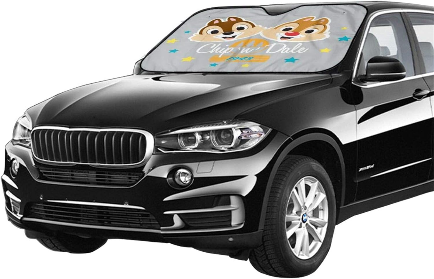 Amazon チップ デール サンシェード 車 フロントサンシェード 日除け 軽自動車 吸盤 Uvカットキャラクター アニメ グッズ 雑貨 かわいい おしゃれ 車用品 １３０ ７０cm 車 バイク 車 バイク