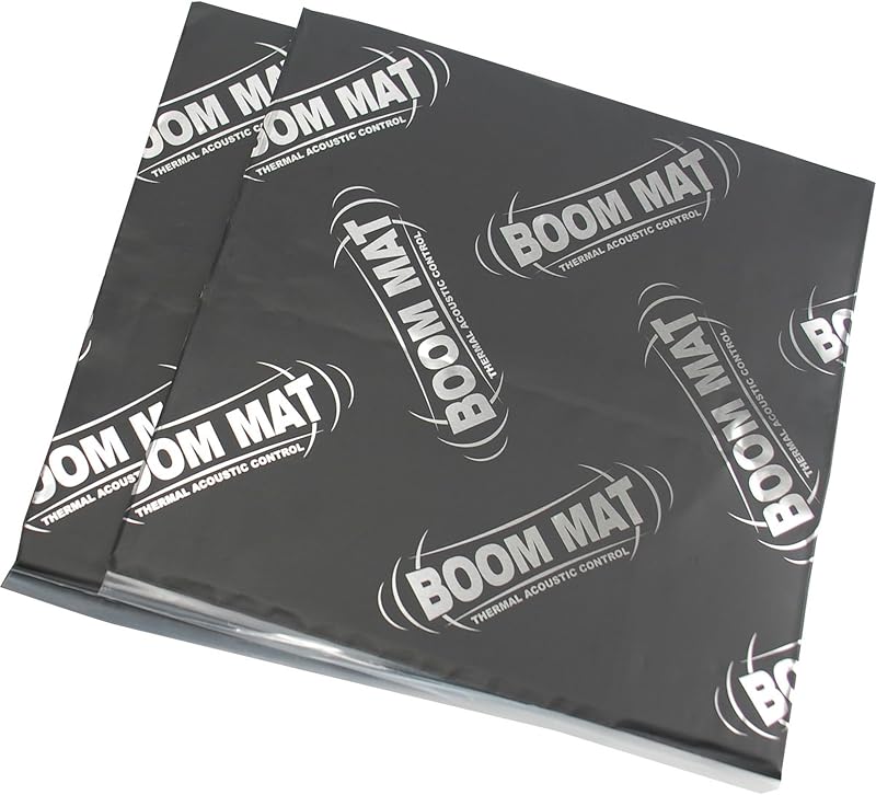 Manta acústica automotiva Boom Mat Design Engineering com adesivo – Kit com 2 folhas