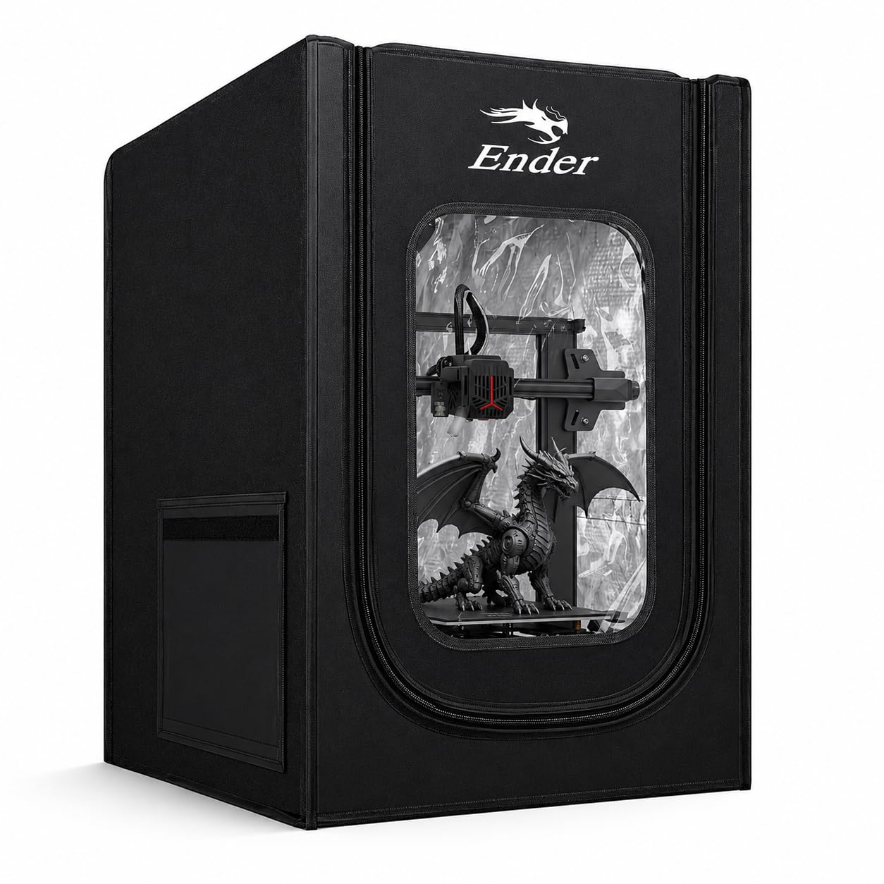 Creality Obudowa drukarki 3D, ognioodporna, pyłoszczelna, stała temperatura, pokrowiec ochronny do Ender 3 V3 SE/KE/V2 Neo Pro, namiot zapobiegający wyniszczaniu do druku 3D, 480 x 600 x 720 mm