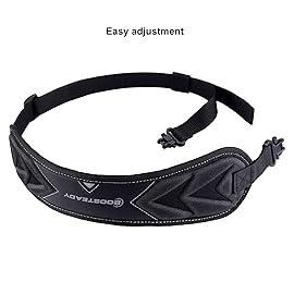 BOOSTEADY Two Point Gun Sling with Shoulder Pad, Gun Strap with Swivel, Non-Slip Backing, 1 Inch Nylon Webbing