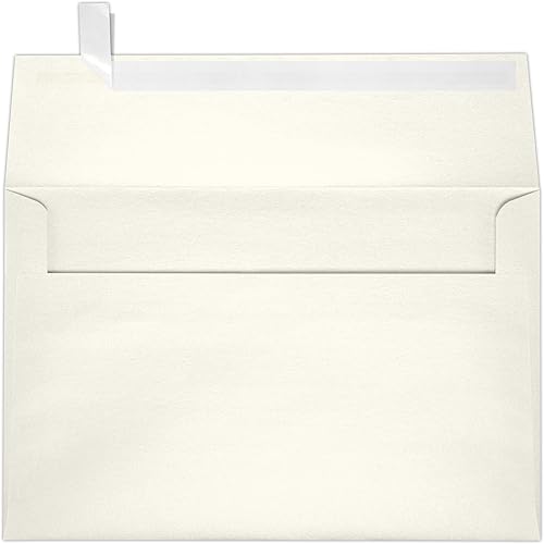 Miniatura 10 de LUXPaper Sobres de invitación A9  5 34 pulgadas x 8 34 pulgadas  Rosa brumosa metálica  84 libras. Texto  50 unidades