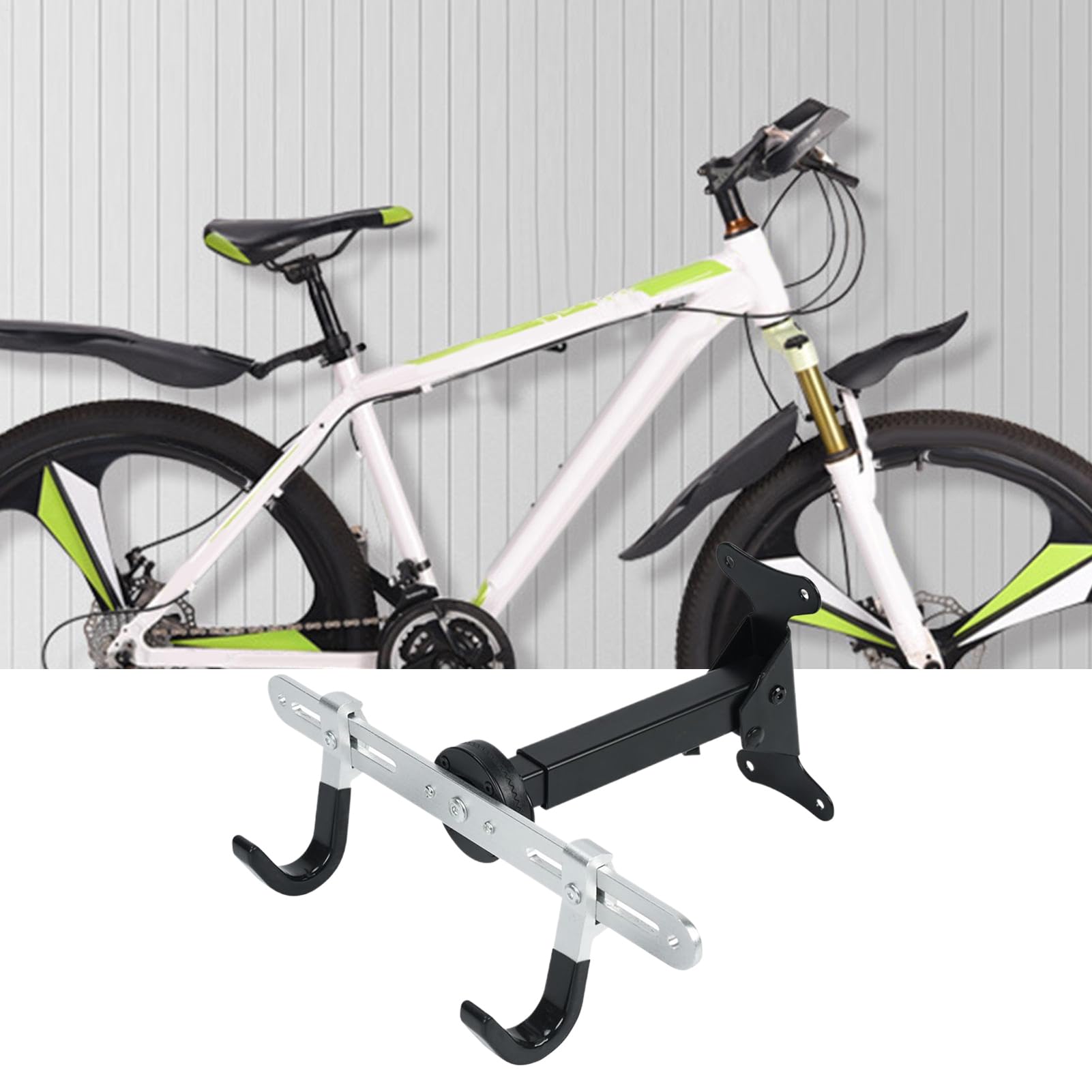 Appendino Per Biciclette Da Parete Gancio Regolabile | Portabiciclette Verticale Da Parete Per Uso Interno, In Casa, Garage, Per Organizzazione, Deposito, Esposizione E Risparmio