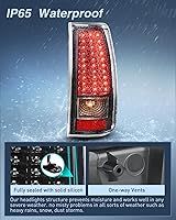 Vista 67 de Nilight Conjunto de faros delanteros Led DRL para Chevy Silverado Avalanche 2003 2004 2005 2006 Chevy Silverado Avalanche 1500 2500 3500/2007