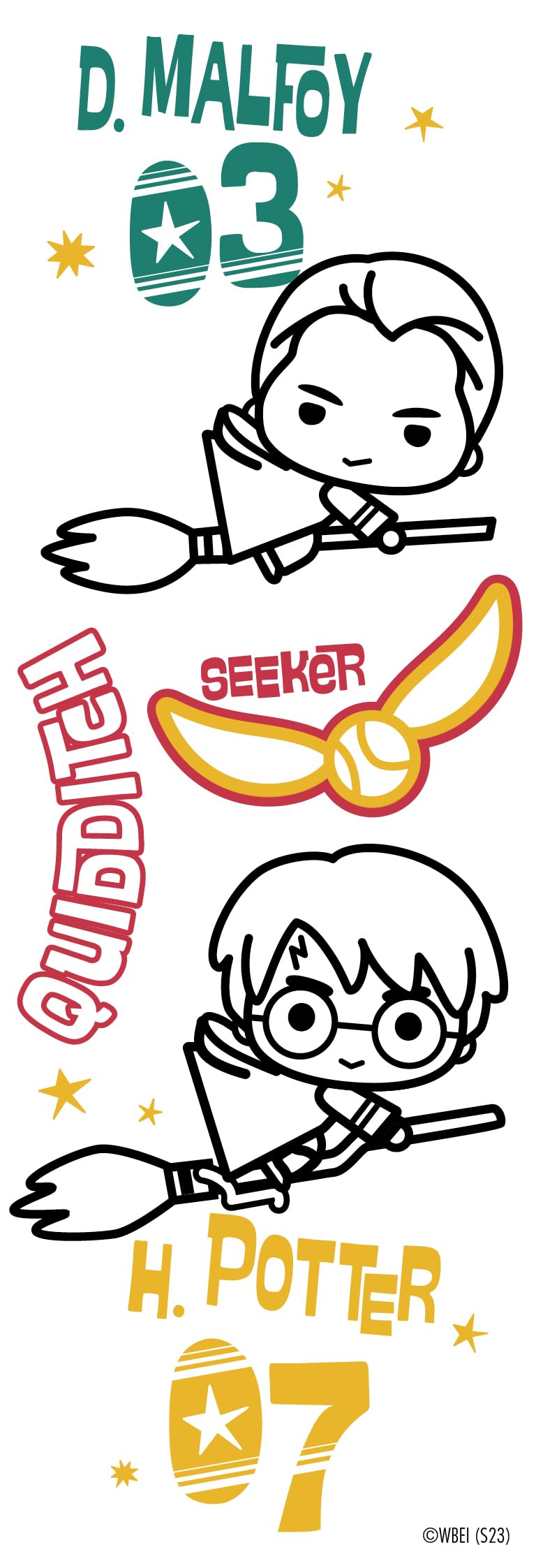 Harry Potter - Mes marque-pages à colorier