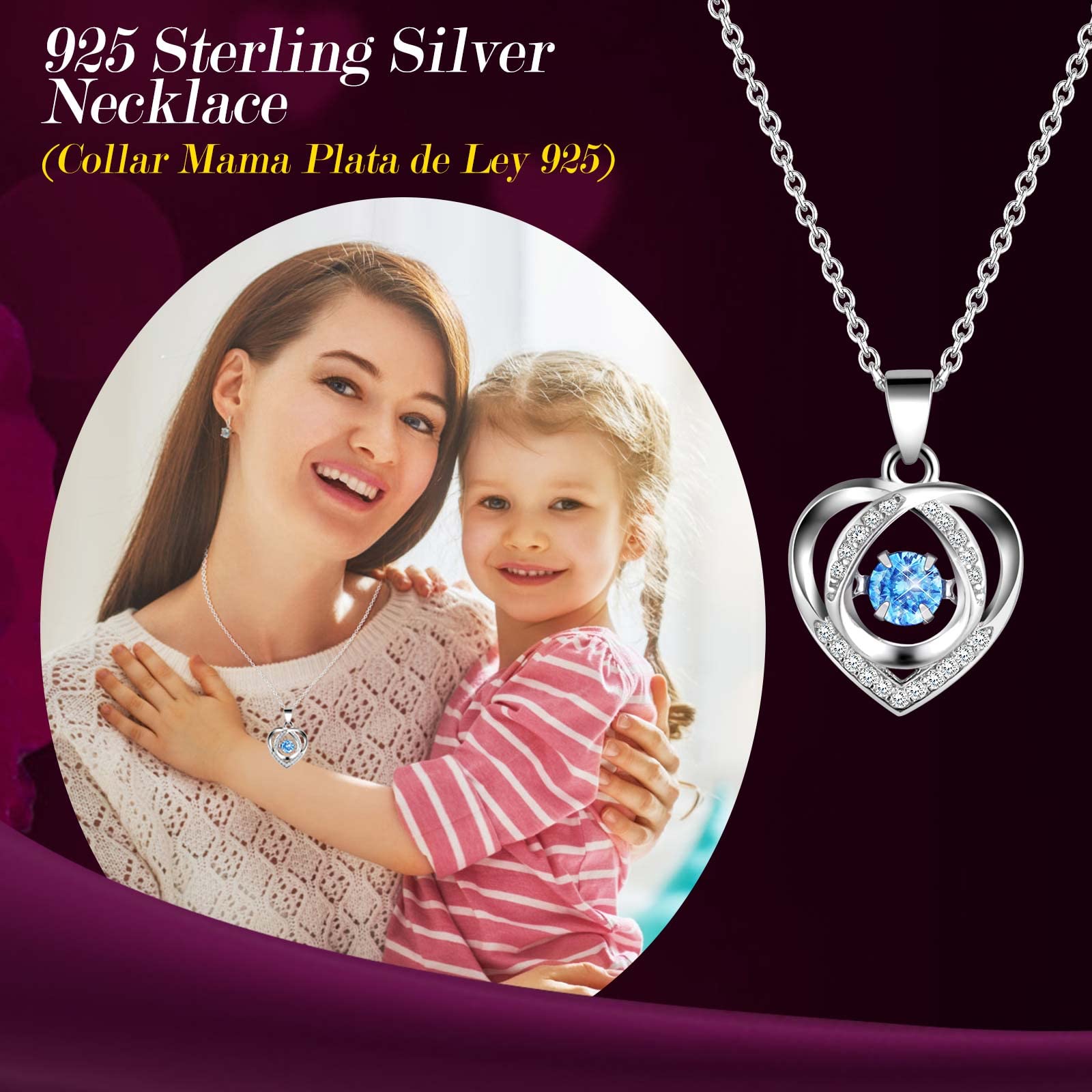 ADDWel Rosa Orsetto San Valentino per Lei, Rosa Eterna con Collana e Orsetto di Rose con Rosa e Collana, Idee Regalo San Valentino per Lei, Donne, Fidanzata, Moglie, Mamma