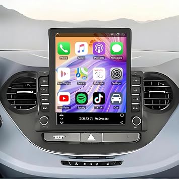 PHEZEN Car Radio for Hyundai Grand I10 2014 2015 2016 2017 2018 2019 with Carplay & Android Auto, 9.7 Inch IPS Touch Screen for Grand I10 BT FM in Dash GPS WiFi Backup Camera SWC-2+64G