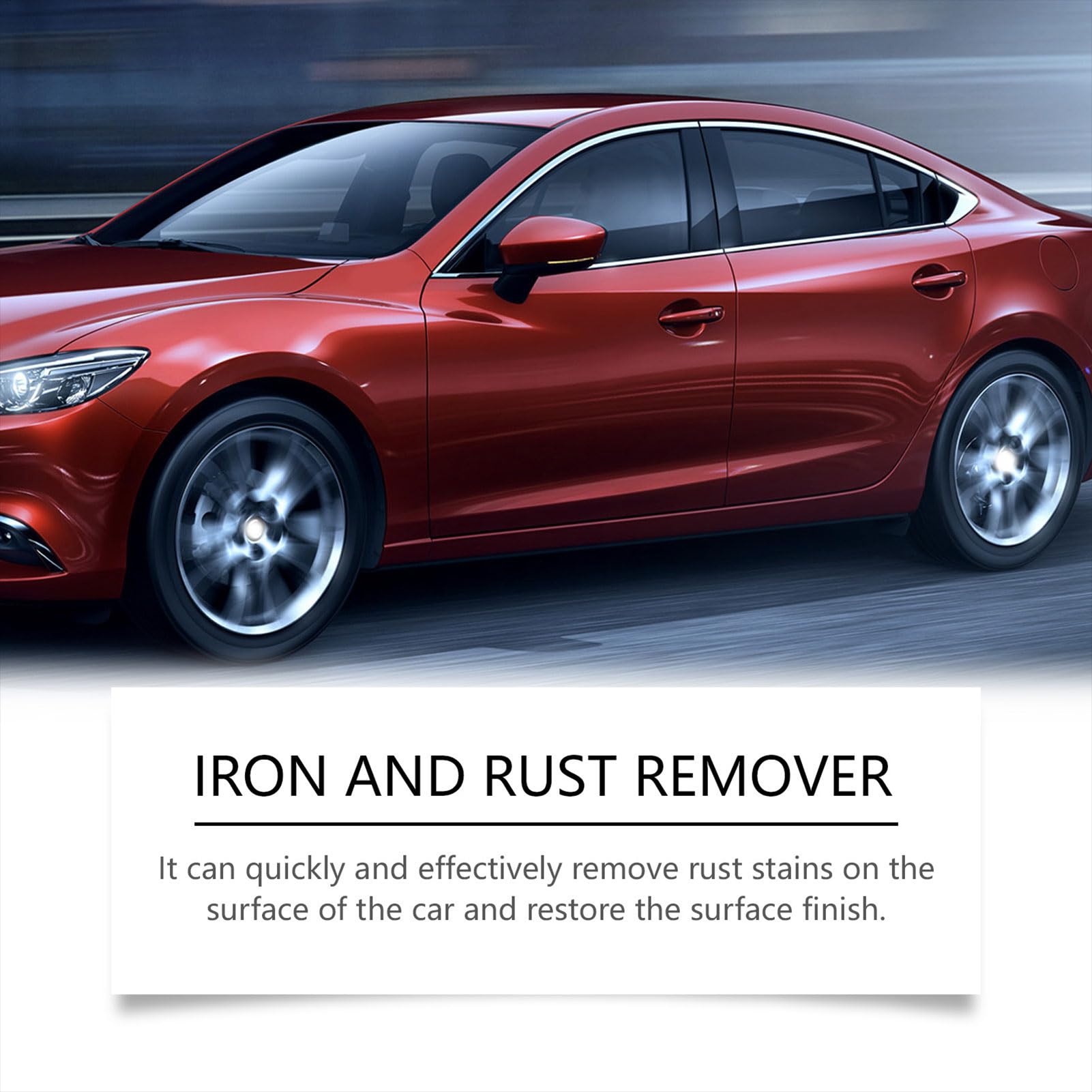 Iron Rust Melt Spray – Rostlöser Für Metall, Schnell Wirkendes Spray Zur Rostentfernung, Eisenoxid-Reiniger Für Felgen, Werkzeuge, Stahlteile, Maschinen Und Outdoor-Ausrüstung (3Set)