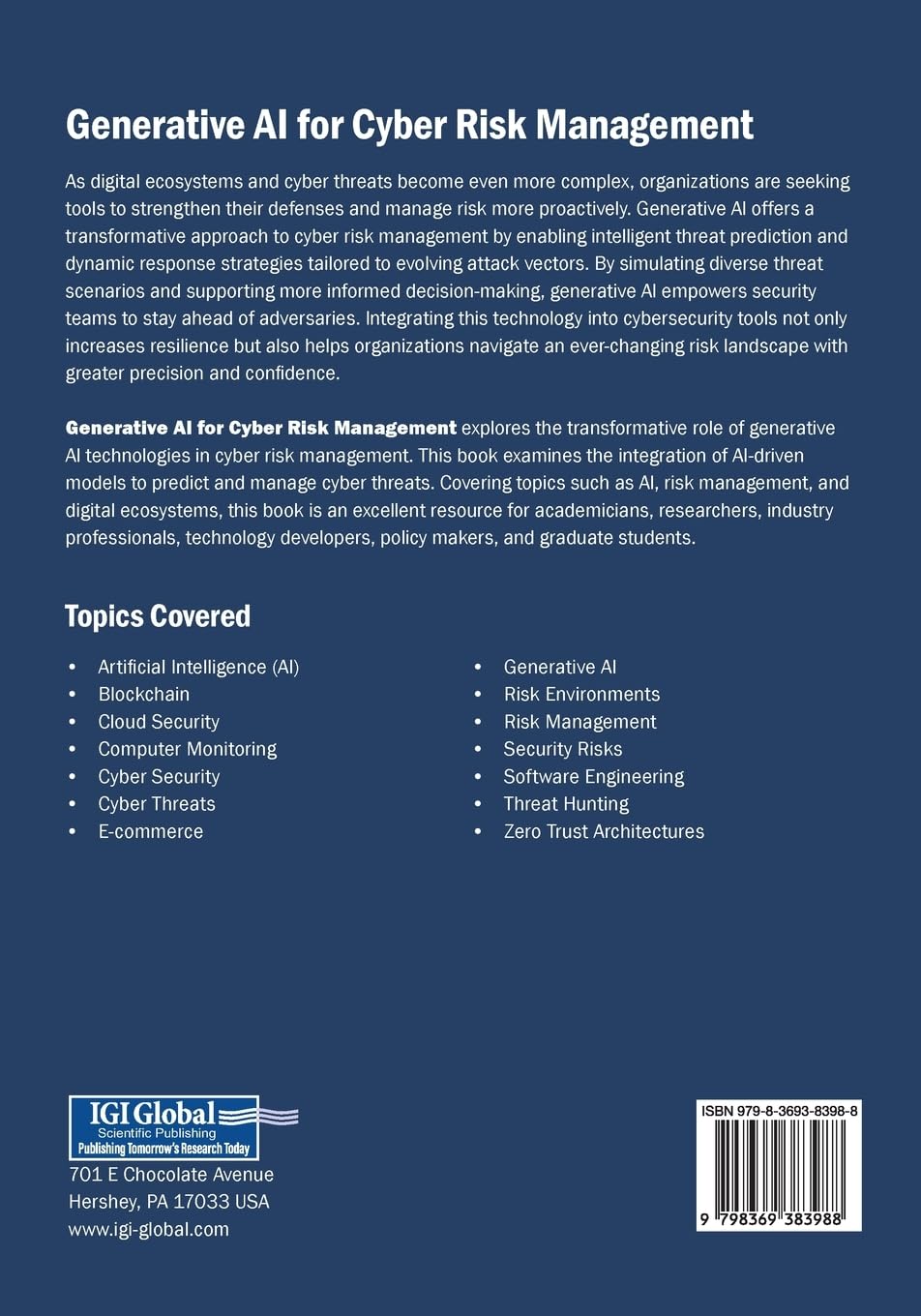 Generative AI for Cyber Risk Management
