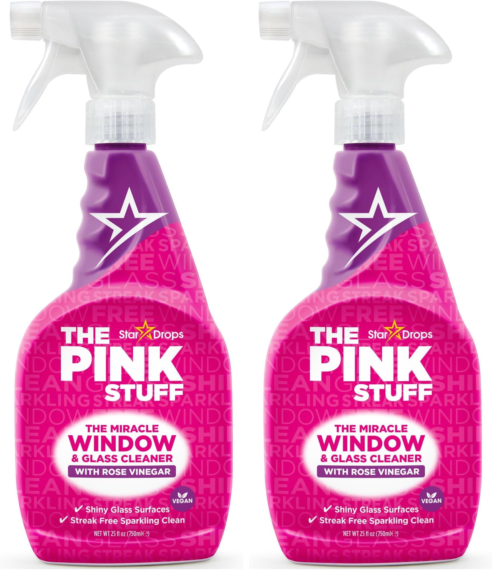 Stardrops - The Pink Stuff - The Miracle Window and Glass Cleaner (Pack of 2)
