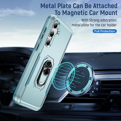 Miniatura 3 de SunRemex Funda para Samsung Galaxy S23 FE con protector de pantalla HD, Samsung S23 FE funda para teléfono Samsung S23 FE integrada con soporte de