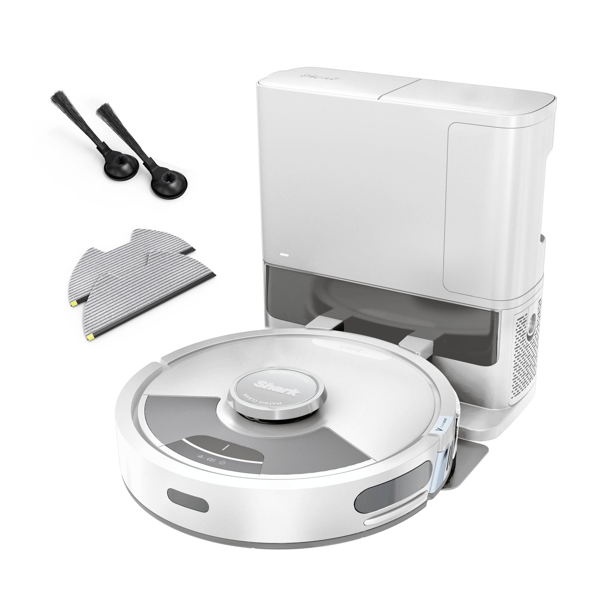 Shark Shark Matrix Plus 2-in-1 Robot Vacuum and Mop with Self-charging Base - Deep-cleans Carpets, Hard Floors and Pet Hair - 3D LiDAR