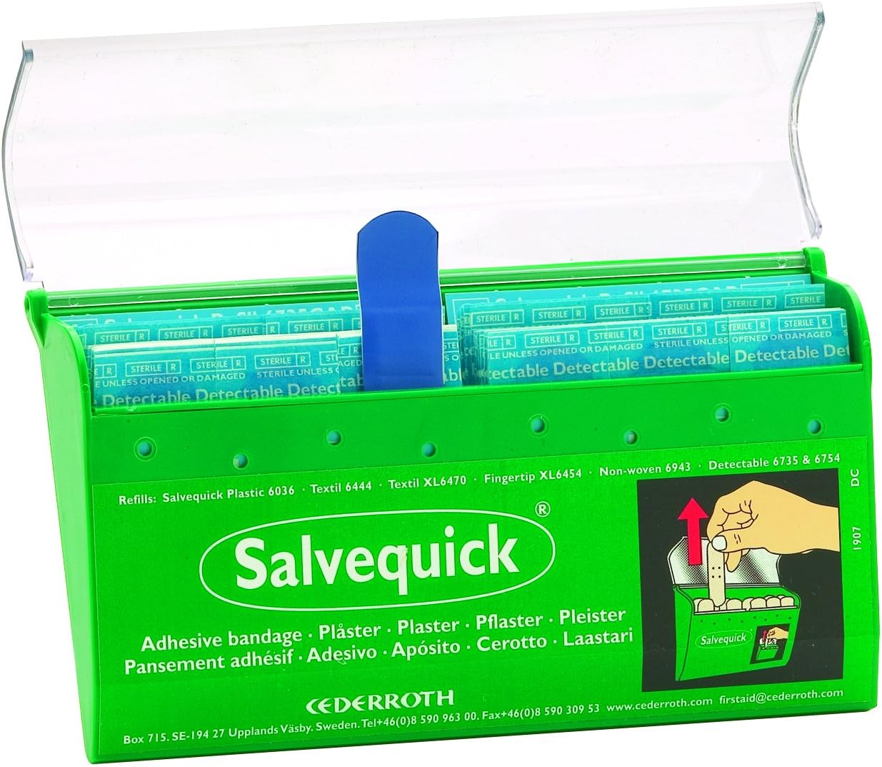 Salvequick Blue Plaster Dispenser