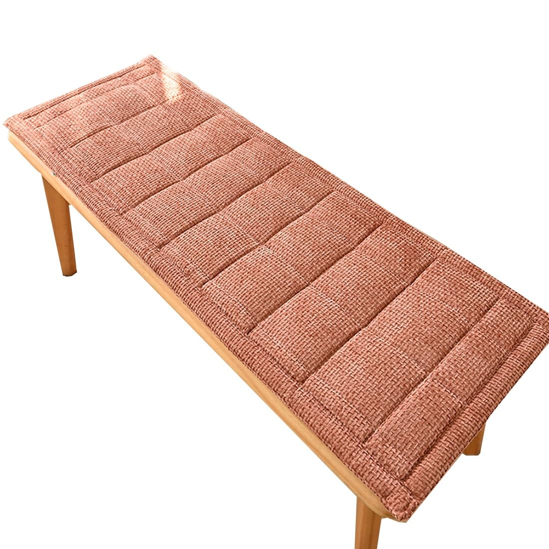 Poduszka zastępcza do wewnątrz z wiązaniami, gruba poduszka zastępcza na krzesło patio, krzesło, do ogrodu, werandy, huśtawki, czerwona, 30 x 180 cm