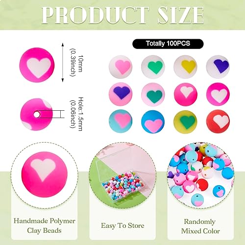 Miniatura 101 de Craftdady 200 cuentas sueltas de arcilla polimérica Plumeria Flower Spacer de 0.472 x 0.315 in, colores mezclados al azar, 5 pétalos, cuentas Flores