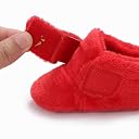 angaakar Newborn Baby Booties | Soft & Breathable Cotton Footwear for Baby Boys & Girls | Skin-Friendly, Comfortable Booties for 3–12 Months (Red) gallery image