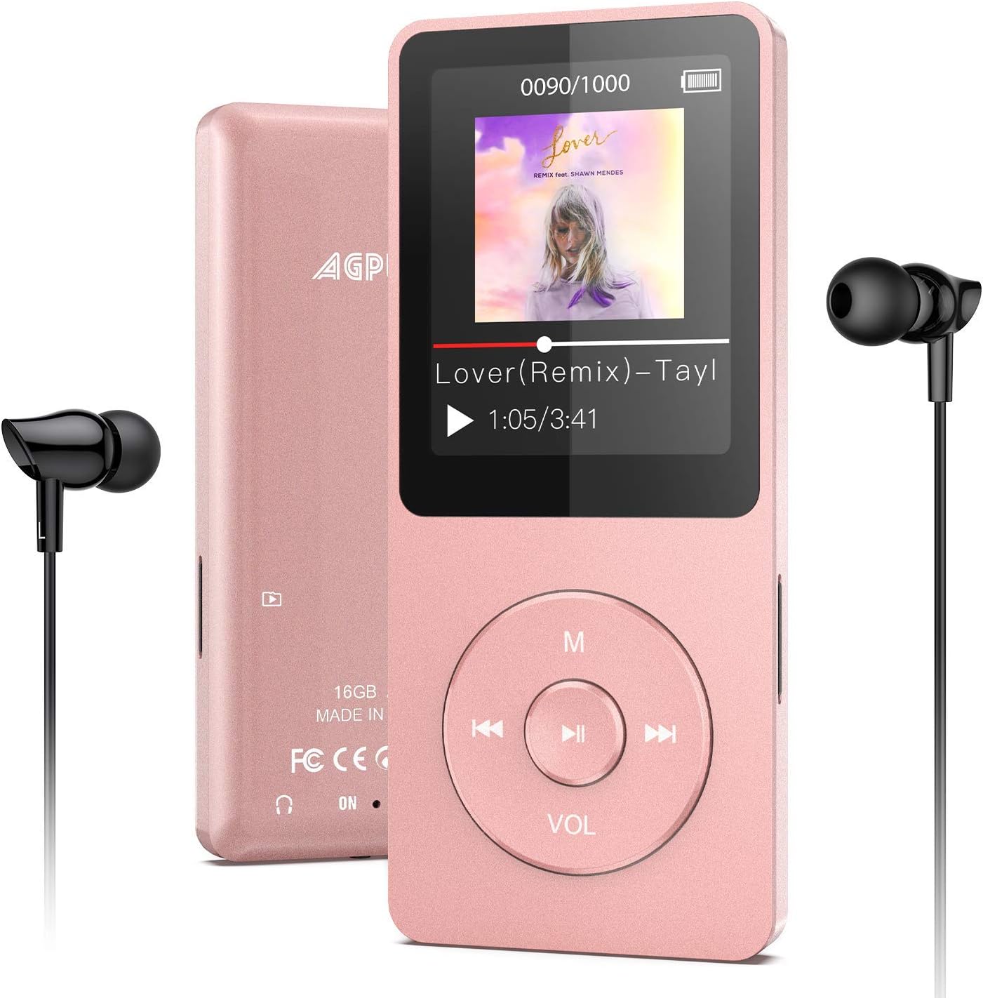Bluetooth MP3 Player Kinder, AGPTEK Einhorn Video Player 2,4