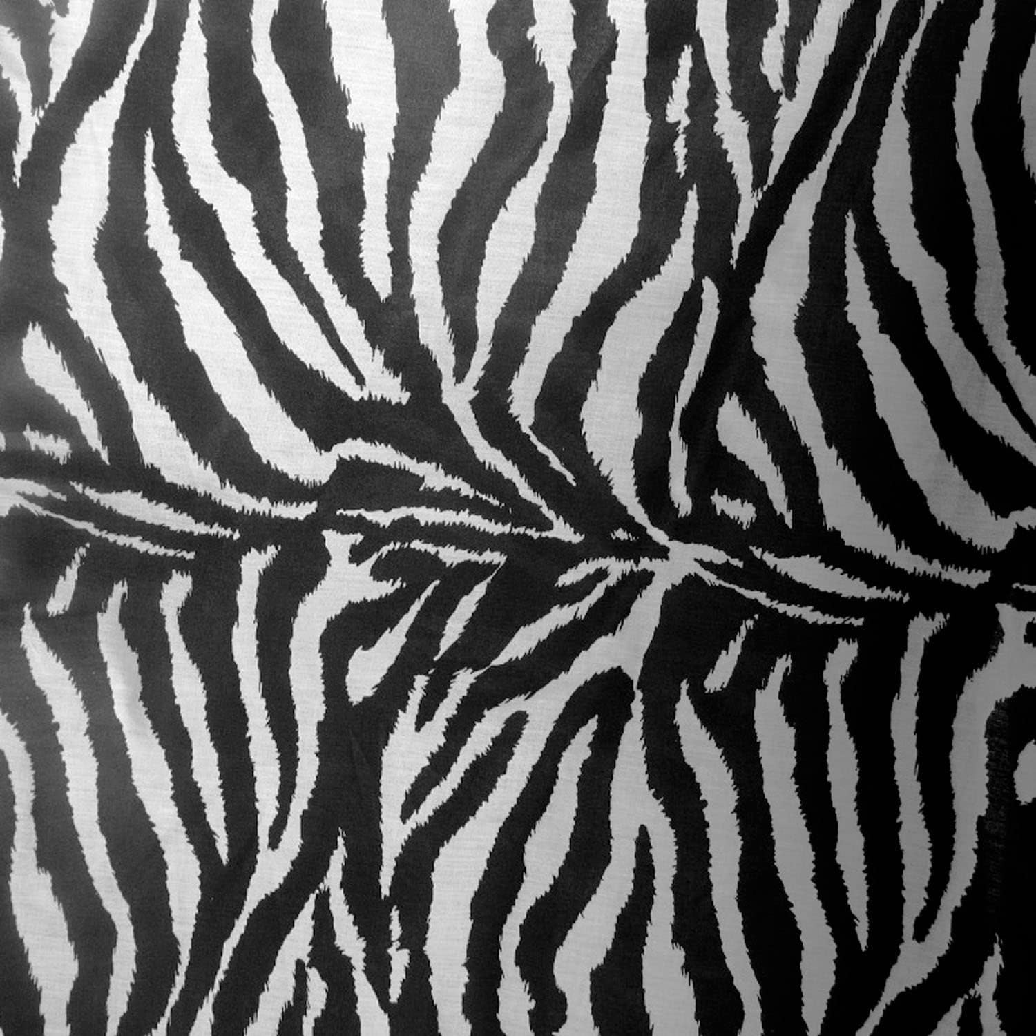 Zen Creative Designs Poly Cotton Zebra Print Fabric 58 Inch