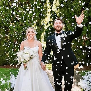 Dissolving Water Soluble Rice Paper Confetti White Wedding Confetti 2000...