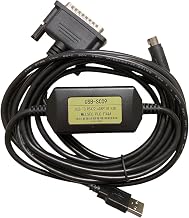 USB Programming Cable Compatible for Mitsubishi PLC FX and A Series F2/A00/A1S and FX2N/1N/1S, for USB-SC09 Replacement, 6 FT