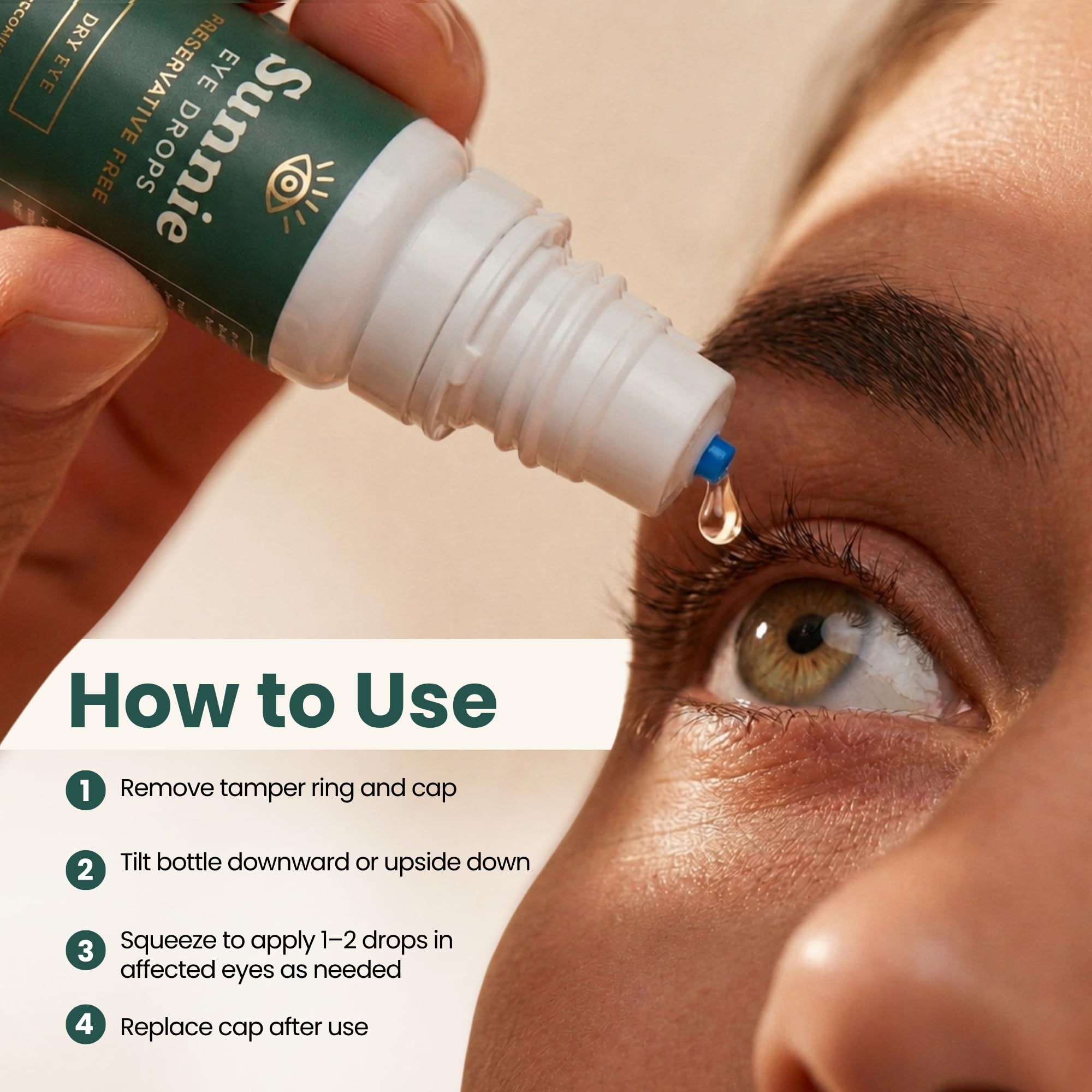 Sunnie Eye Drops Preservative Free, Dry Eye Relief, Artificial Tears, 11ml — Amazon image 5