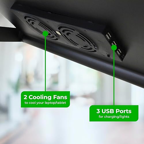 Miniatura 3 de Soporte para computadora portátil WorkEZ Executive, multifunción, ergonómico, soporte para computadora para la cama y el sillón, plegable, de altura