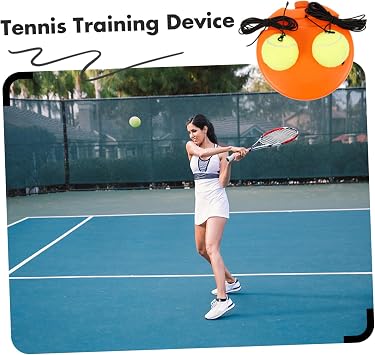 Self Tennis Training Tool Men Tennis Training Equipment Ball Pressurizer for Professional Practice