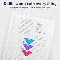 Vista 5 de Avery Portada de informes para carpeta con barra deslizante, transparente, Transparente